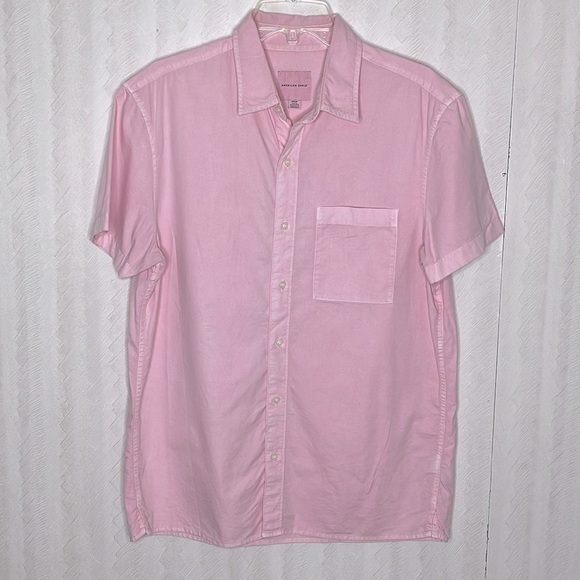 ❤️ AMERICAN EAGLE resort Button Down Shirt Size M - Picture 2 of 5
